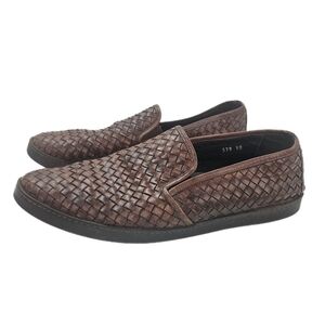 To Boot New York Adam Derrick Diverte Woven Leather Loafers Brown Men’s 10